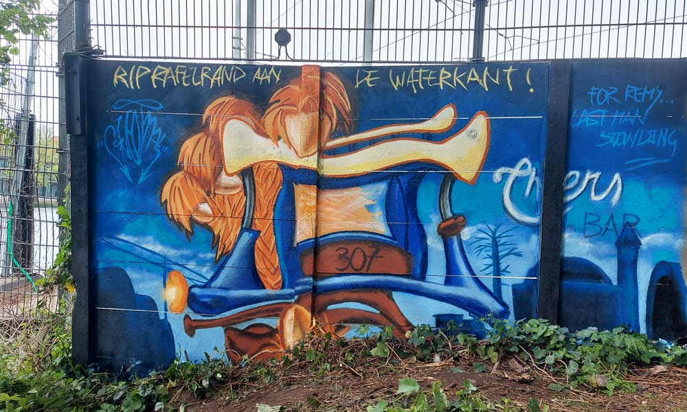 Art Graffiti Streetart Tribute Havenstraat Amsterdam