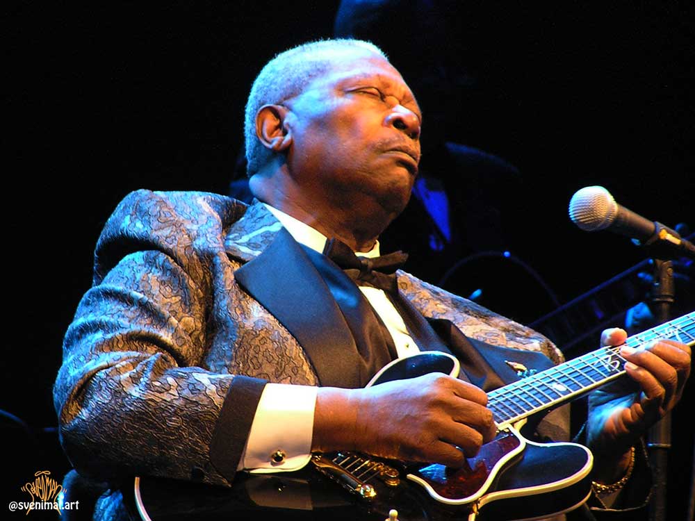 B.B. King, Ahoy, Rotterdam (2005) (svenimal.art)