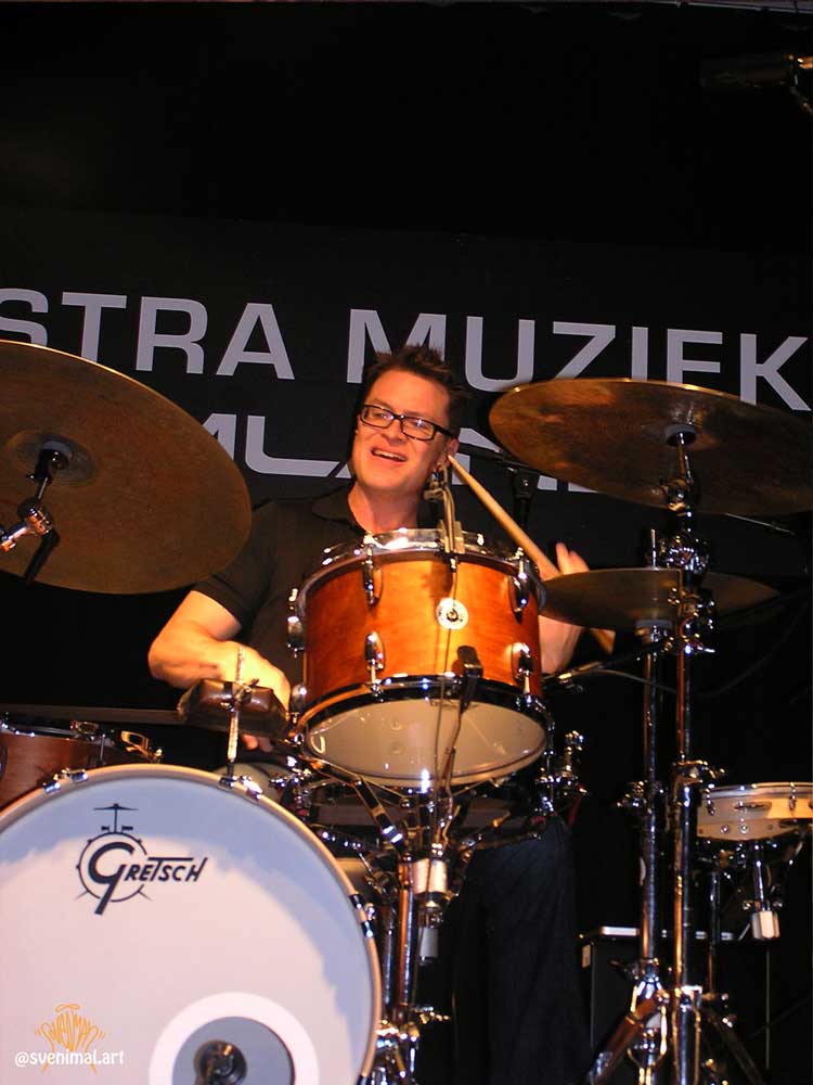 Stanton Moore @ Drumland, Lijnden (2014) (svenimal.art)